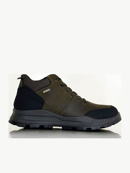 Leder Braun Herrenstiefel Wasserdicht Anatomisch