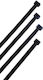 KAL Electronics Cable Ties Plastic 150mm x 3mm in Black Colour (100 pcs) (KALSZS3X150B)