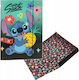 A4 Stitch Mint Aloha Folder Elastic Unipap Majewski