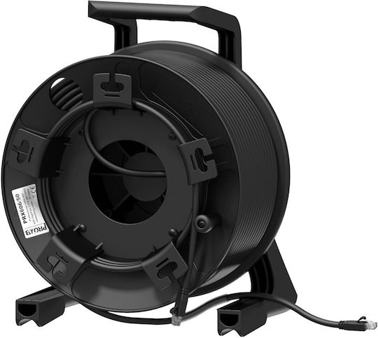 Procab U/UTP Cat.6 Gigabit Network Cable Ethernet without Terminated 90m Black