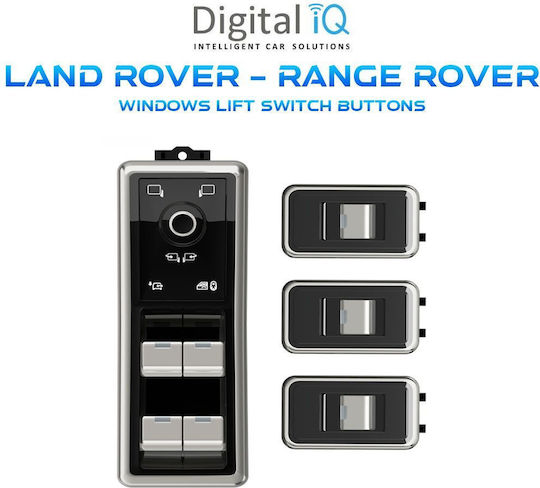 Digital IQ Διακόπτης Παραθύρων Αυτοκινήτου για Land Rover Range Rover / Range Rover Sport / Discovery Μαύρο