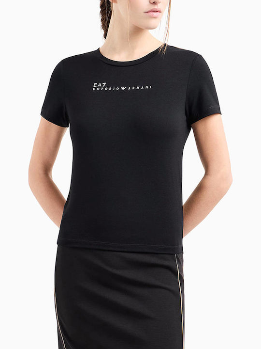 Tシャツ・カットソー EMPORIO ARMANI Women Tops EW000408AF10881UC001 BLACK EMPORIO ARMANI | Black Women's T-shirt | YOOX