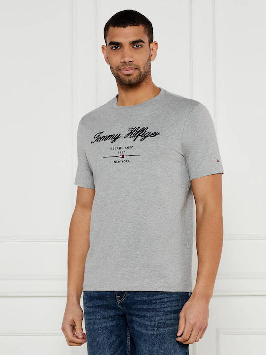 Tommy Hilfiger T-shirt Γκρι Ανοιχτό