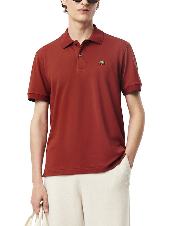 Lacoste Polo T-shirt Καφέ