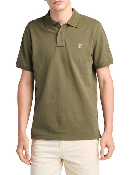 Timberland Millers River Pique Polo T-shirt Λαδί