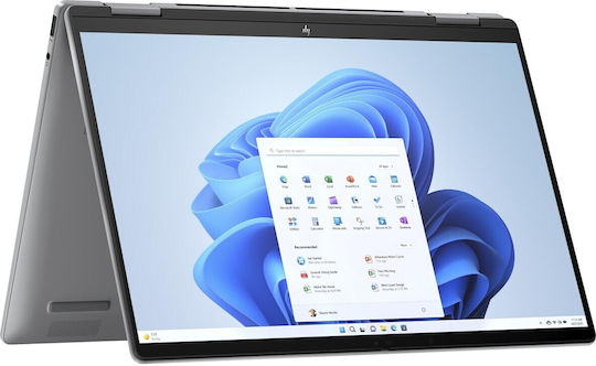 HP ENVY x360 14-fa0016nw 14 Zoll IPS Touchscreen 120Hz Ryzen 7-8840HS/16GB/512GB SSD/W11 Startseite Meteor Silber (US Tastatursprache)