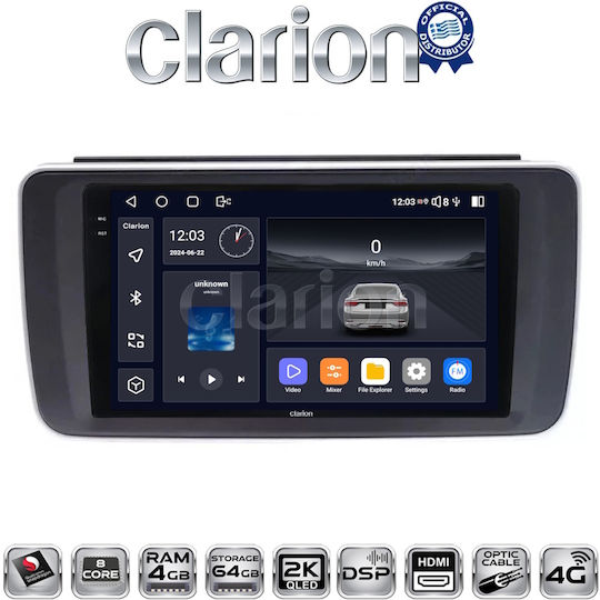 Clarion Автомобилна Аудио Система (Блутут/USB/WiFi/GPS/Apple-Carplay/Android-Auto)