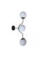 Stimeno Lamp Wall with Socket G9 Black