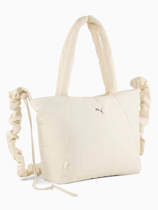 Damentasche Shopper Schultertasche Beige