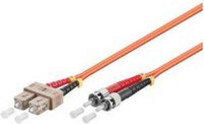 Microconnect Καλώδιο Οπτικής Ίνας ST-SC 2m Πορτοκαλί