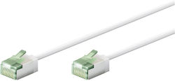 Goobay 74357 U/FTP (STP) Cablu Ethernet 0.15m Alb