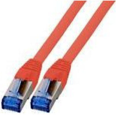 EFB S/FTP Cat.7 (10Gbps) Καλώδιο Δικτύου Ethernet 0.25m Κόκκινο