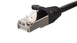 Netrack F/FTP Cat.6 Καλώδιο Ethernet 1m Μαύρο Netrack F/FTP Cat.6 Καλώδιο Ethernet 1m Μαύρο