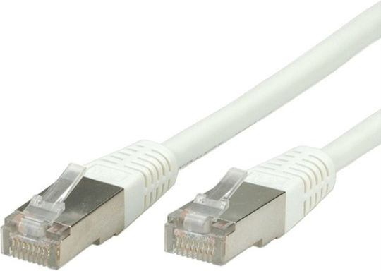 Value S/FTP Cat.6 (Gigabit) Καλώδιο Δικτύου Ethernet 2m Λευκό