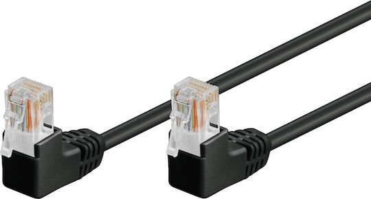 Wentronic U/UTP Cat.5e Ethernet Network Cable 0.25m Black