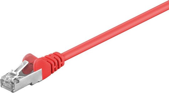 Wentronic F/UTP Cat.5e Ethernet Network Cable 0.5m Red