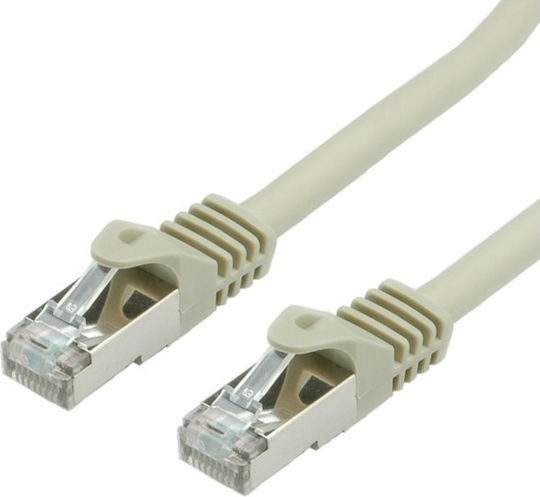 Value S/FTP Cat.7 (10Gbps) Καλώδιο Δικτύου Ethernet 2m Γκρι
