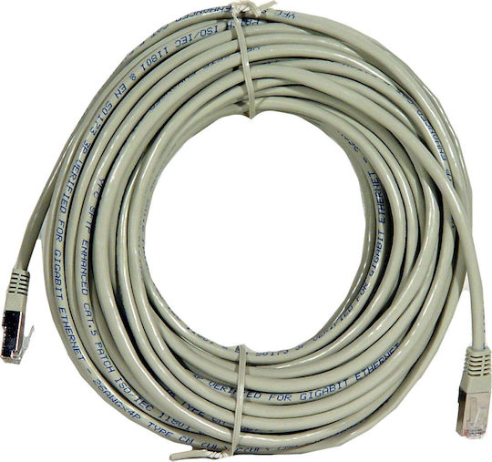 Digitus S/FTP Кат.5 (100Mbps) Мрежов Кабел Ethernet 25м Сив