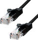 ProXtend U/UTP Cat.5e Ethernet Network Cable 0.3m Black 1pcs