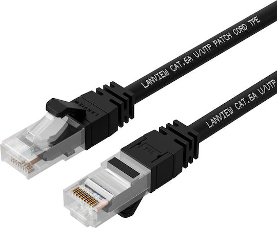 Lanview S/FTP Cat.6a (Gigabit) Network Cable Ethernet 5m Black