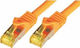MCAB S/FTP Cat.7 (10Gbps) Cablu De Rețea Ethernet 0.5m Portocaliu