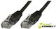 Microconnect U/UTP Cat.6 Ethernet Network Cable 3m Black 6pcs