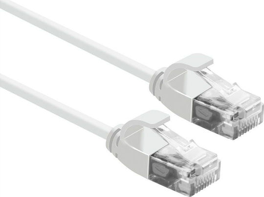 Roline U/UTP Cat.6a Ethernet Network Cable 0.3m White