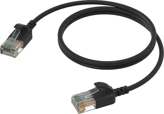 Procab U/UTP Cat.6a Кабел за Ethernet мрежа 3м Черен 1бр