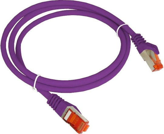 A-LAN S/FTP Cat.6a (Gigabit) Καλώδιο Δικτύου Ethernet 3m Μωβ