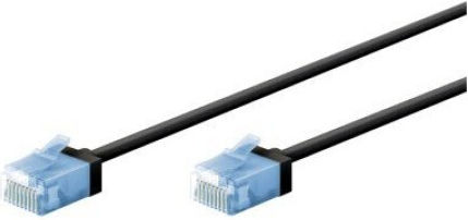 Goobay U/UTP Cat.6a (Gigabit) Network Cable Ethernet 1m Black