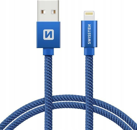 Swissten USB-A to Lightning Cable Blue 1.2m (71523208)