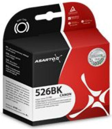 Asarto Συμβατό Μελάνι Εκτυπωτή InkJet Canon CLI-526BK Μαύρο 1τμχ