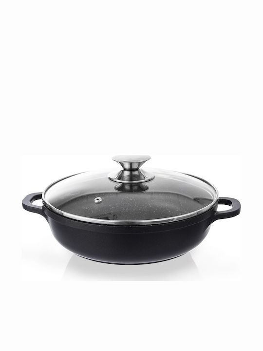 Orion Grande Aluminum Pan with Lid with Non-Stick Interior Coating 28cm