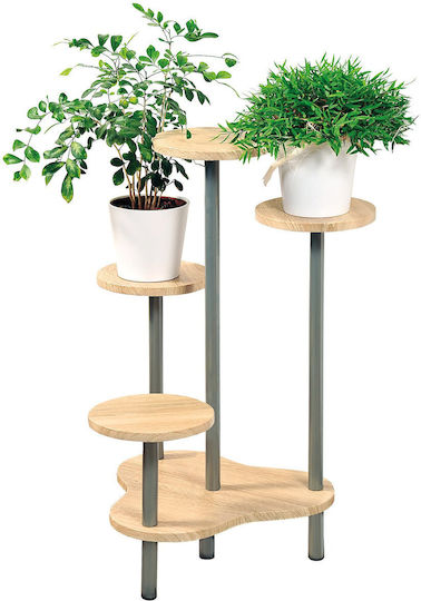 Kesper Plant Stand Metal Brown 64.5cmx46cmx72.5cmcm.