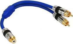 Intos Electronic 89927P 2x RCA Мъжки - 2x RCA Мъжки 0.25м
