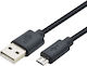 TB Print Regular USB 2.0 spre micro USB Cablu Negru 3m (AKTBXKU2PBAW30B) 1buc