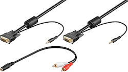 Goobay VGA male to VGA male Black 3m Cable (93969)