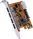 Exsys Κάρτα PCI σε θύρα USB 3.0