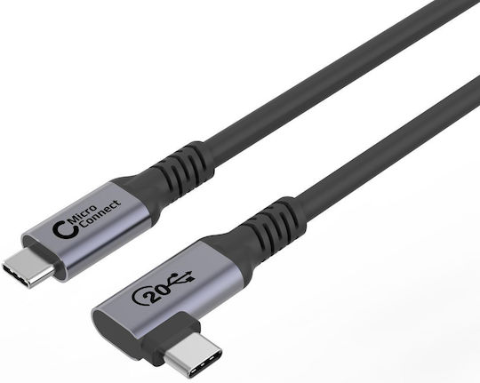 Microconnect Cablu USB 3.2 USB-C Masculin - USB-C 100W Negru 5m USB3.2CC5-A