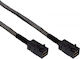 InLine Mini SAS - Mini SAS Cable 50cm Μαύρο (27625A)