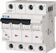 Eaton Disjunctor Automat 3p+n D 16a 6ka Ac Pl6-d16/3n 165035