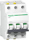 Schneider Electric Automatic Circuit Breaker 3A Triple-pole AC/DC A9F04303