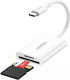 Ugreen Kartenleser USB 3.0 USB 2.0 Thunderbolt 3 Typ-C für /S/D/ /m/i/c/r/o/S/D/ / / / / Weiß