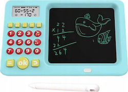 Tablet Rysunkowy Tablica Lcd 5 2'' Kolorowa Deska Kreślarska + Kalkulator Niebieski