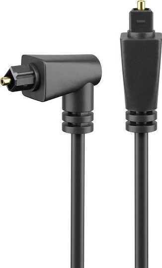 Goobay Optical Audio Cable TOS male - TOS male Μαύρο 2m (41595)