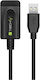 Techly USB 2.0 Кабел USB-A мъжки - USB-B мъжки Черен 5м