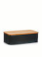 Zeller Bread Box Inox Gray 42.5x23x13cm