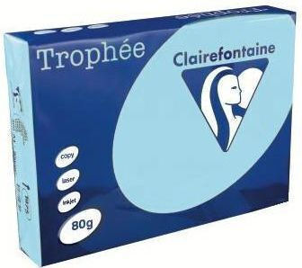 Clairefontaine Hârtie de Imprimare A4 80gr/m² 1x500 foi Albastru deschis