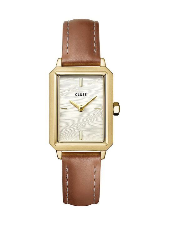 Cluse Fluette Women's Watch with Brown Leather ...