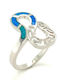 Drandakis Ring with Stones made of Silver
